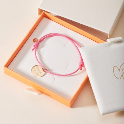 Bracciale Personalizzato per battesimo o comunione placcato oro merci maman