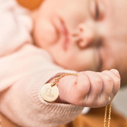 Collana Personalizzata Alfabeto Floreale Mini