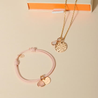 Personalised Small Gemstone Bracelet merci maman