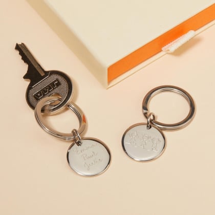 Drawn By You - Personalised Keyring