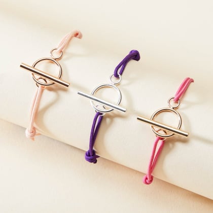 T-Bar Bracelet gold plated merci maman