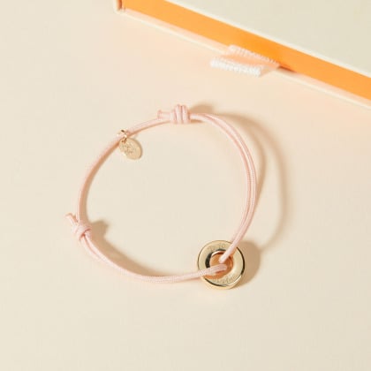 bracelet personnalisé unity plaqué or merci maman