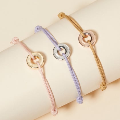 bracelet personnalisé unity plaqué or merci maman