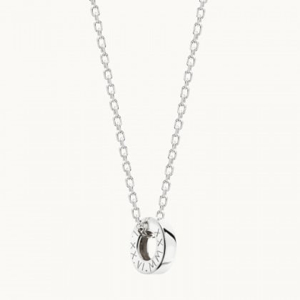 Collier Unity personnalisé pour homme argent merci maman