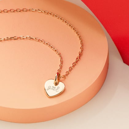 Collana Personalizzata Io & Te placcato oro merci maman