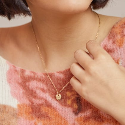 Collana Personalizzata Io & Te placcato oro merci maman