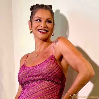 Collana Personalizzata Messaggio e Pietra della Nascita placcato oro Tormalina rosa merci maman