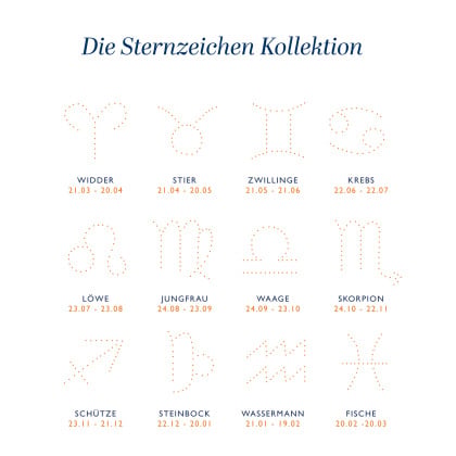 Personalisiertes Sternzeichen Armband