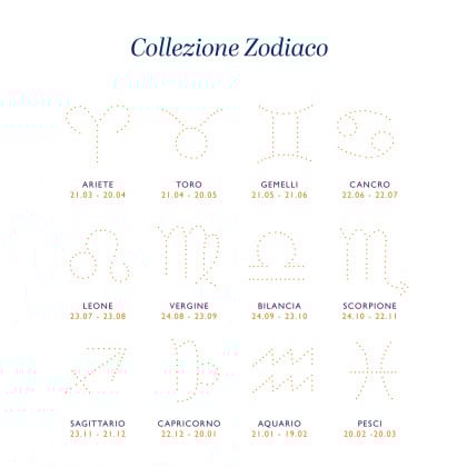 Collana personalizzata Zodiaco