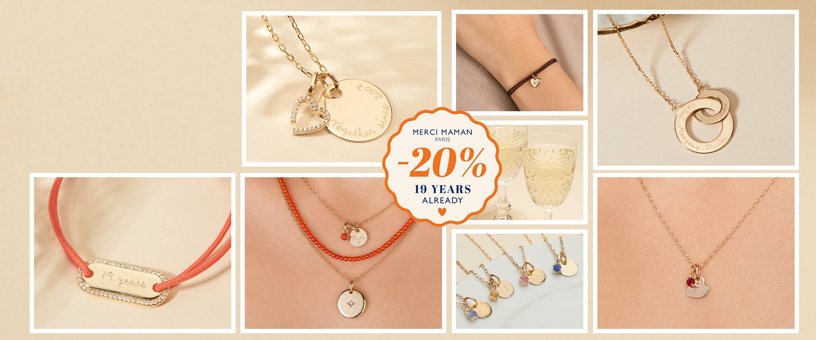 <span>Anniversary offer! <br />20% off sitewide</span>