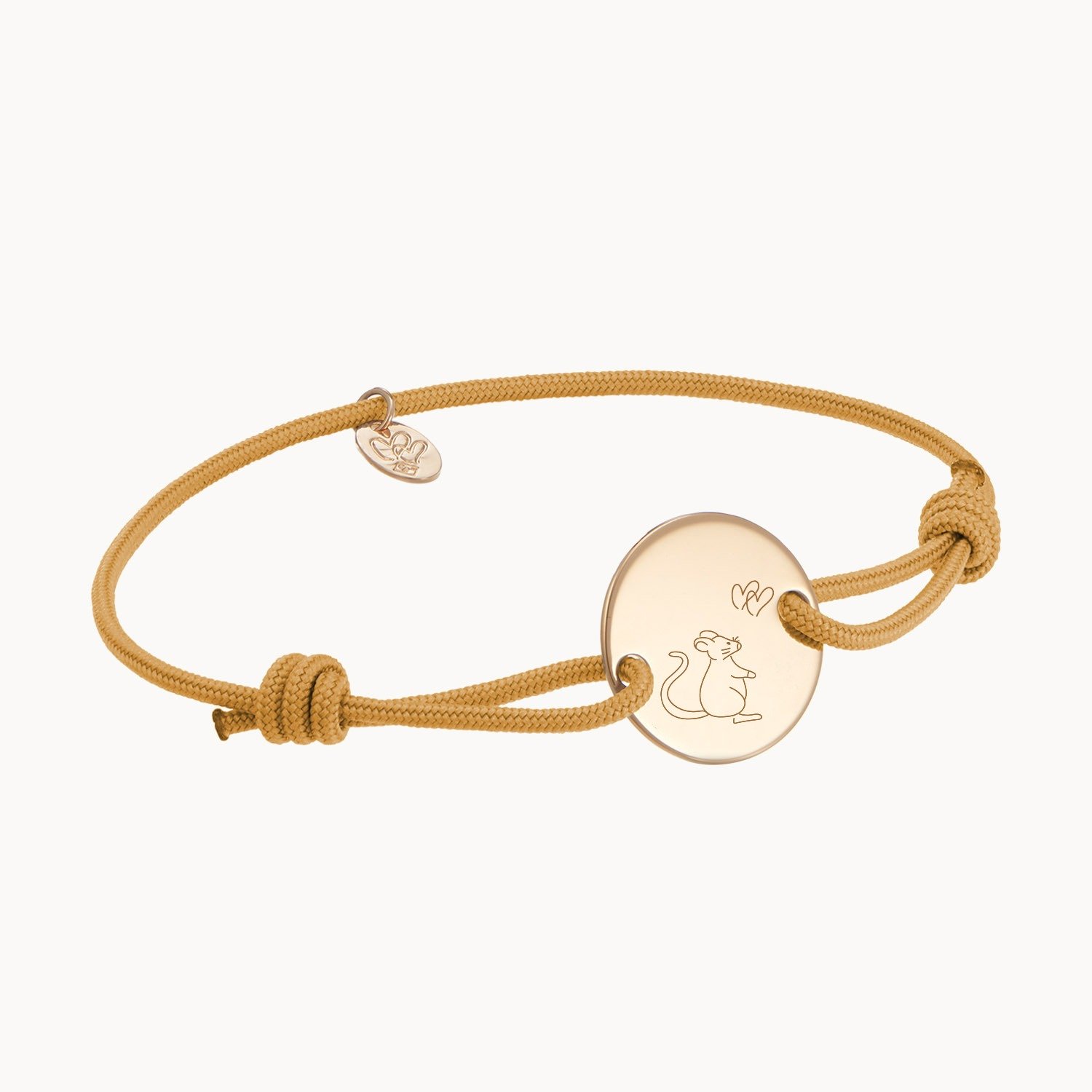MED Braccialetto Segno Zodiacale Bracciale Zodiaco in caucciù Acciaio Placcato in Oro (Ariete