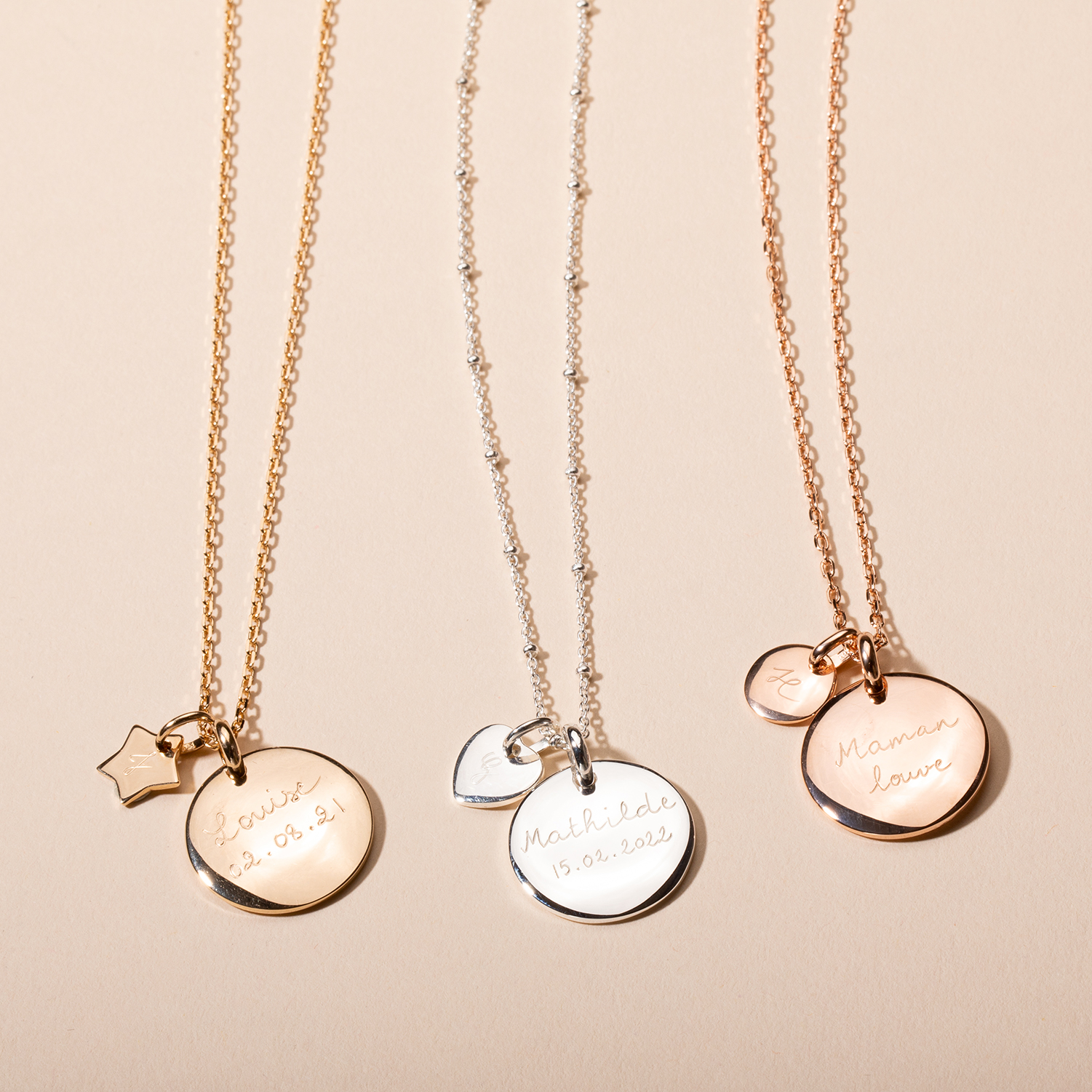 Collier Disque Signature