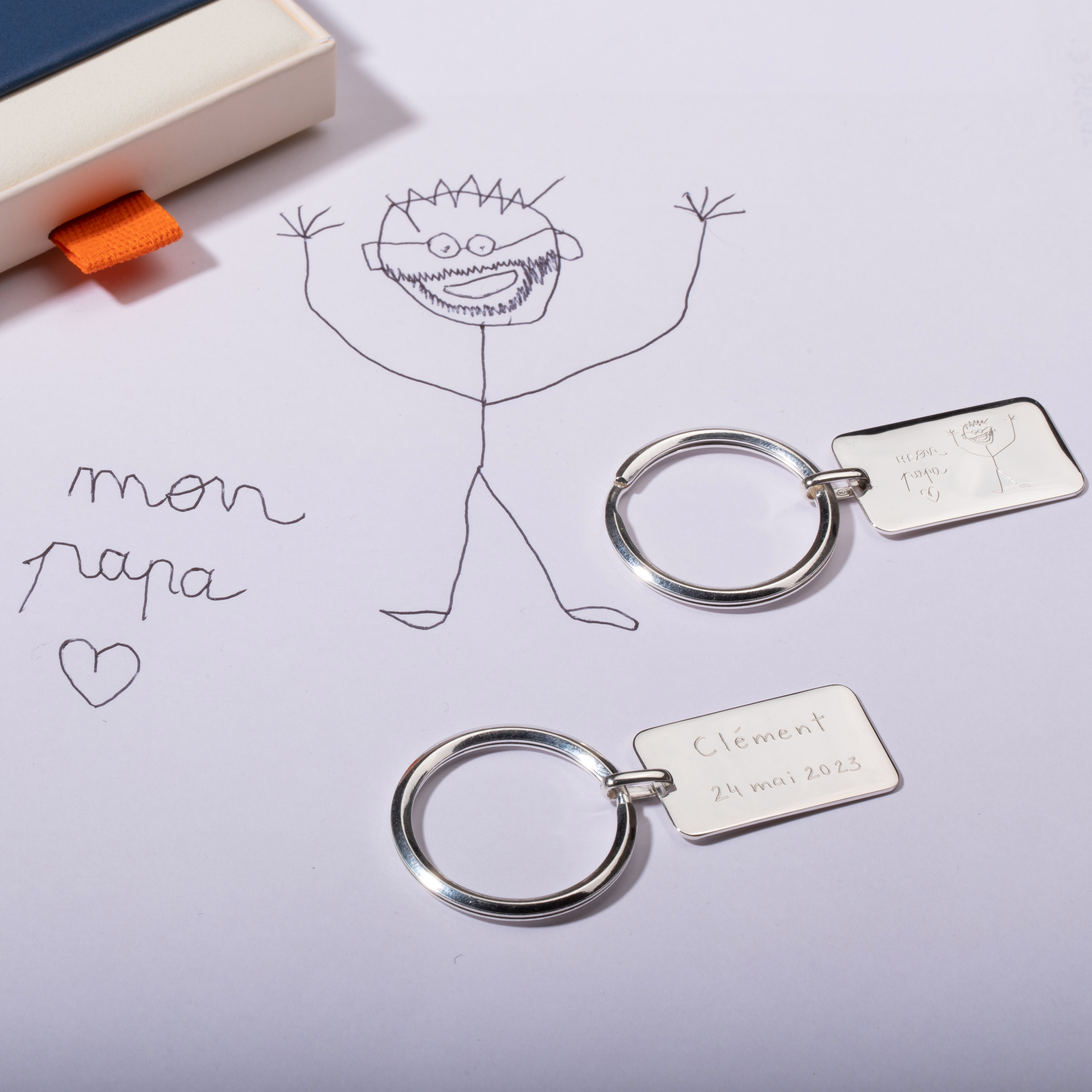 Votre Dessin : Porte-Clefs Plaque Army