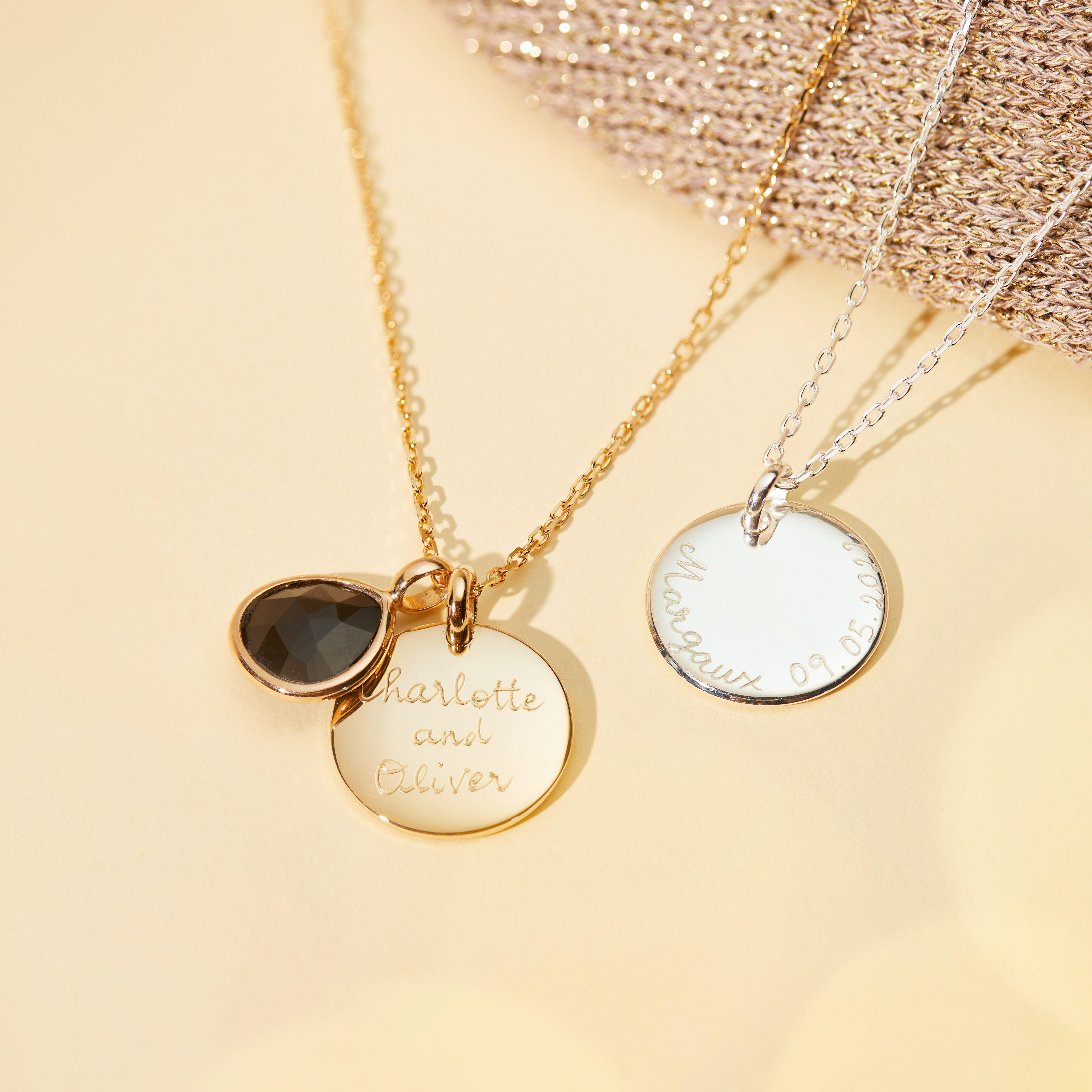 Collier Pierre Fine Onyx Noir