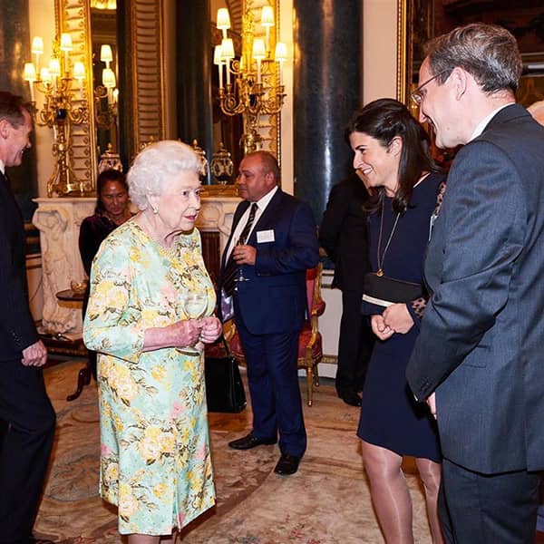 Founders with Her Majesty the Queen