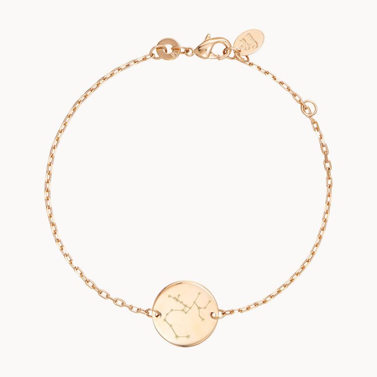 Pulsera de cadena con medalla Constelación: Sagitario