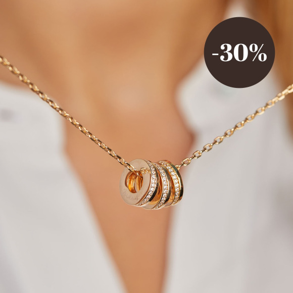 Personalised Crystal Unity Name Necklace