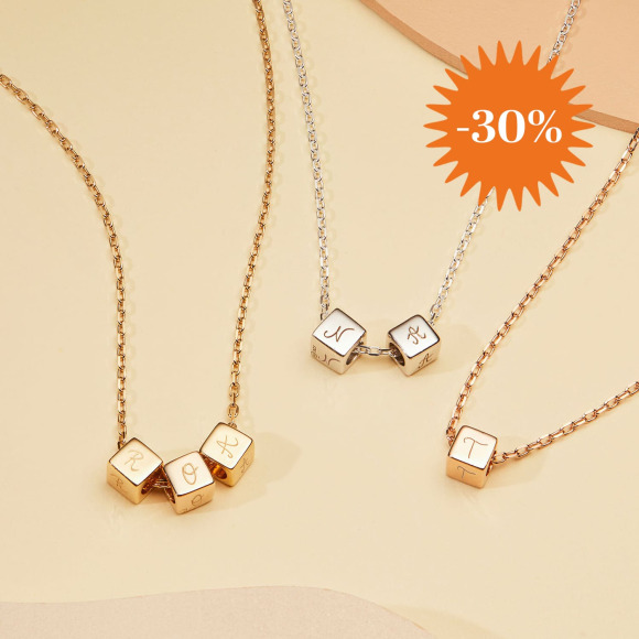 Collier personnalisé Cube