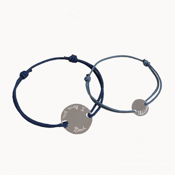 Mutter & Tochter Armband Set | 2 Passende Herz-Armbänder Aus Nylon, Verstellbar – Perfektes Geschenk
