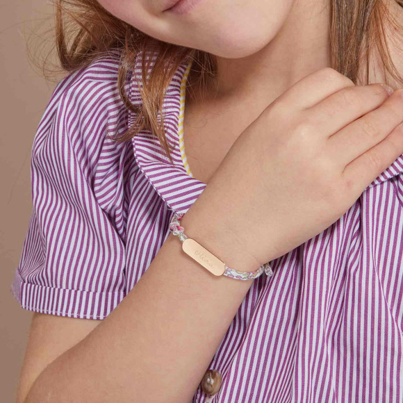 Personalised Mini Identity Liberty Bracelet merci maman