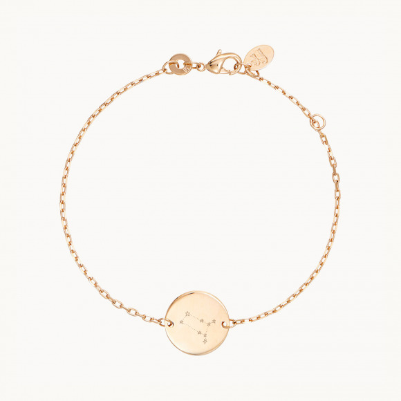 personalised constellation chain bracelet gold plated merci maman