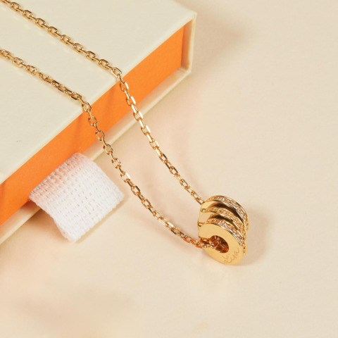 Collar personalizado Unión con nombre Cristal Baño de oro Merci Maman