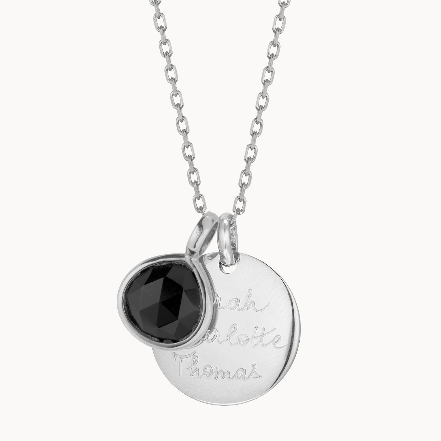 Collier Ras-de-cou En Pierres Naturelles GAVU - Cornaline Et Onyx Noir - Longueur 40 Cm - Fermoir OT - 3