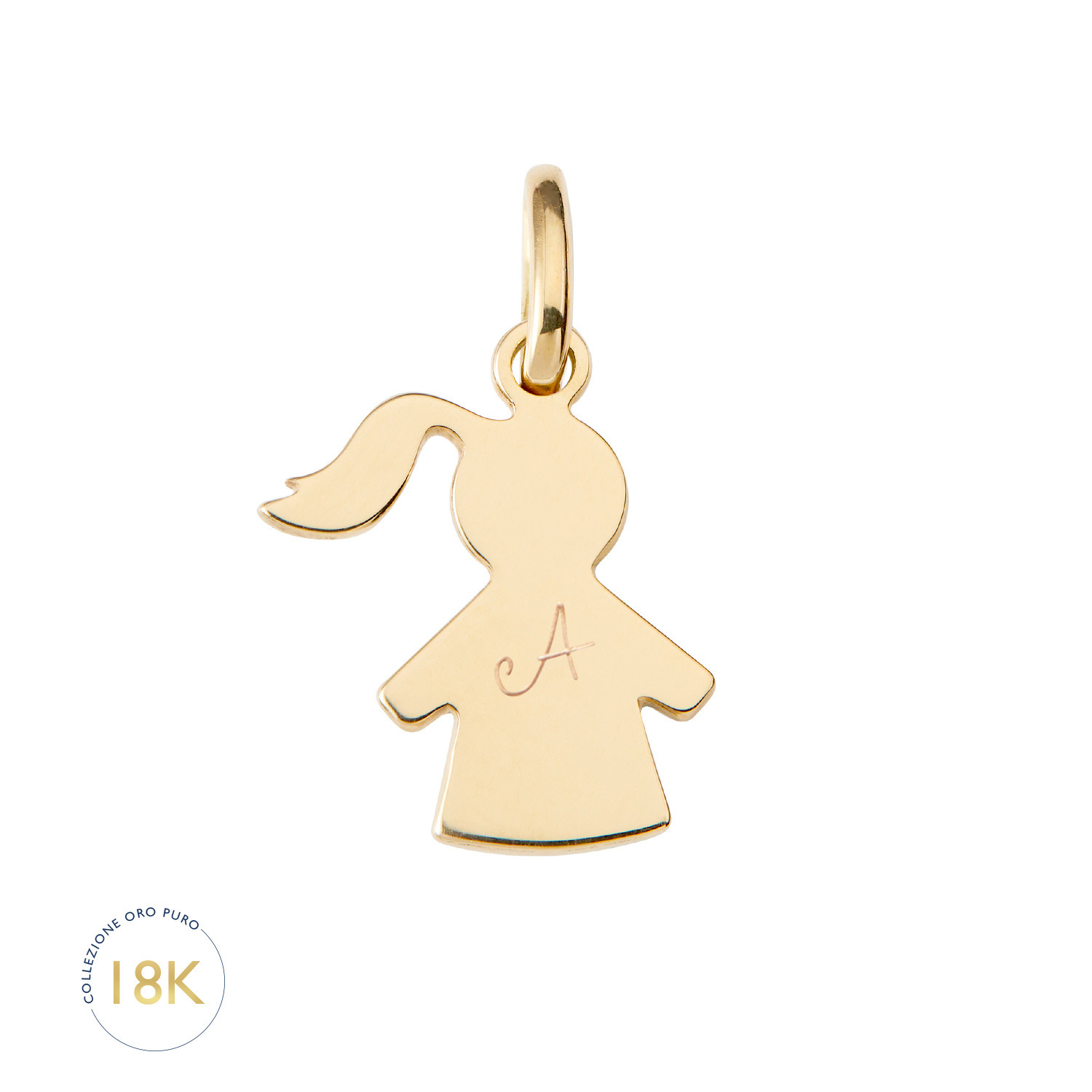 Orecchini A Stud In Oro Giallo 14kt Con Scritta Love - Charm America - Eleganti E Romantici