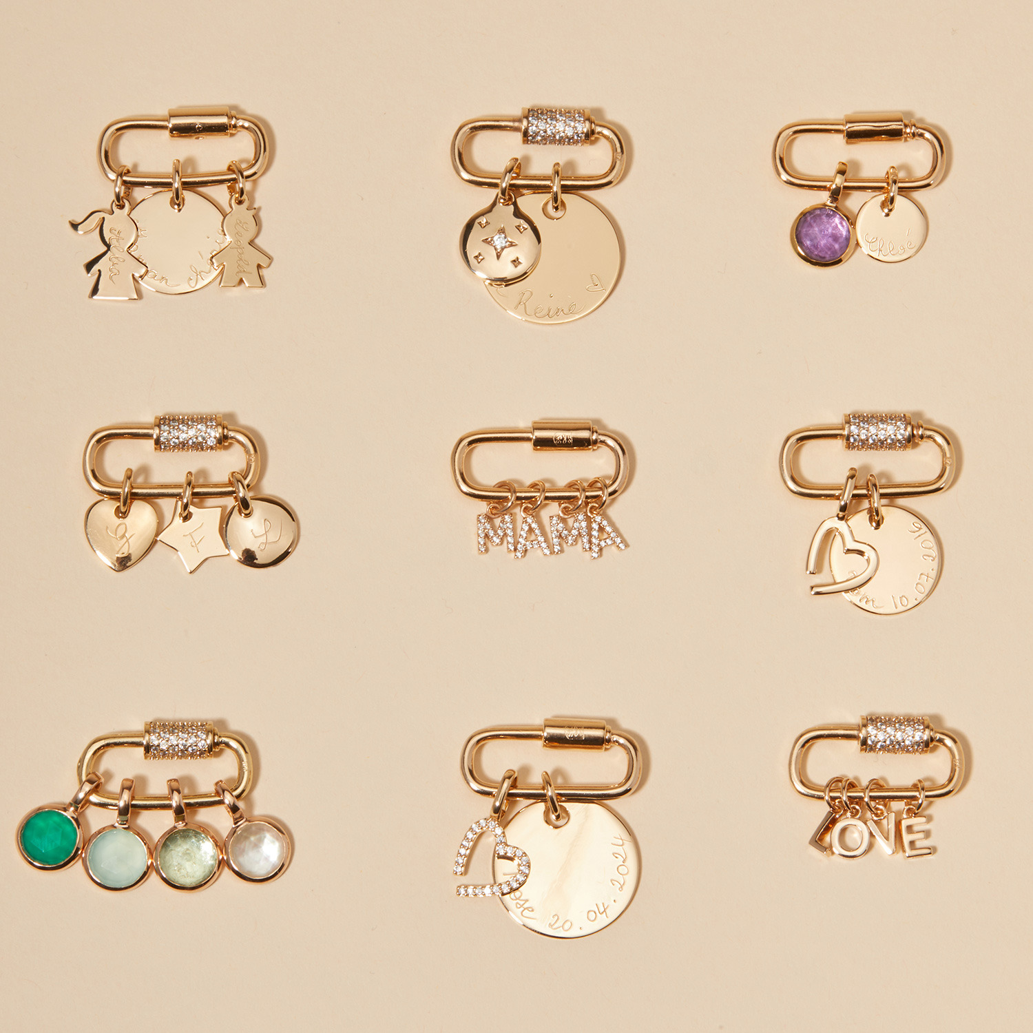 MMXX Braccialetti Personalizzati per Uomo con 1-6 Nomi