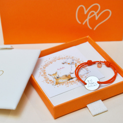 Bracelet Pastille Bichette personnalisé BY.BM x MERCI MAMAN
