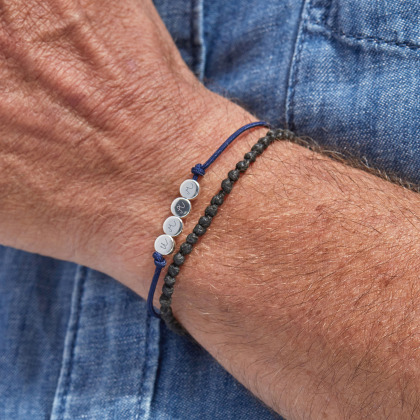 Bracelet personnalisé Bubble pour homme 