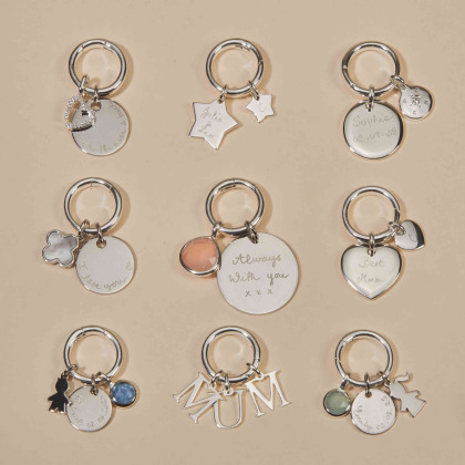 Collar personalizado con cordón Amuleto de la Suerte merci maman