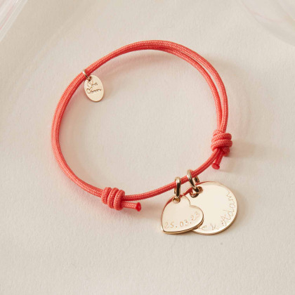 Personalisiertes Love Armband vergoldet merci maman