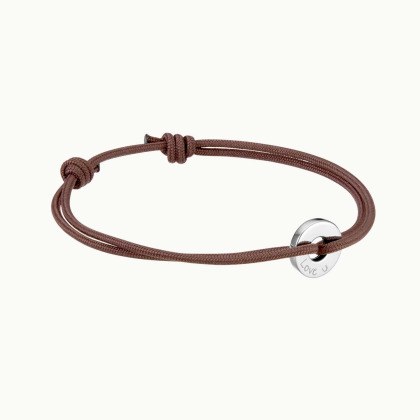 Men's Personalised Mini Unity Bracelet Merci Maman