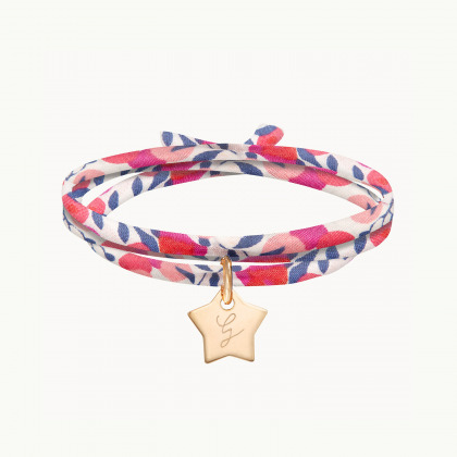 Bracciale Liberty a fasce Personalizzato placcato oro merci maman