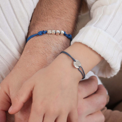 Bracelet personnalisé Mini Pastille plaqué or merci maman