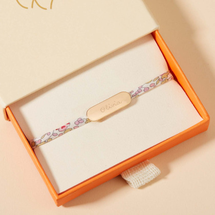 Personalised Mini Identity Liberty Bracelet merci maman