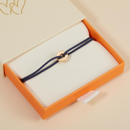 Bracelet personnalisé Mini Unity Plaqué Or Merci Maman