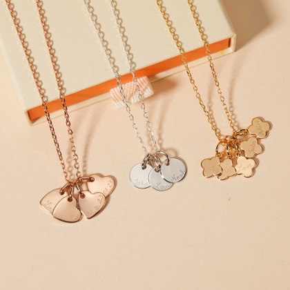 Collar personalizado con nombre Mis Nietos merci maman