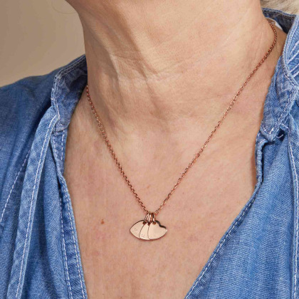 Collar personalizado con nombre Mis Nietos merci maman