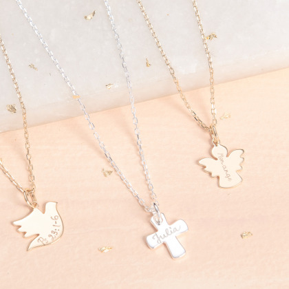 Personalised Angel Necklace