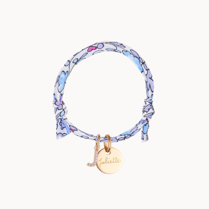 Bracelet personnalisé Liberty Mini Alphabet Cristal merci maman