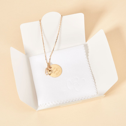 Paño limpiador y pulidor de joyas merci maman