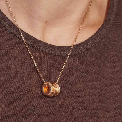 Collana Unity placcato oro merci maman