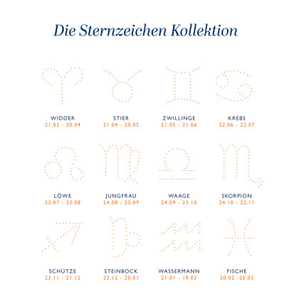 Personalisiertes Sternzeichen Armkettchen