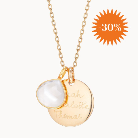 Collier personnalisé Pierre fine Pierre de Lune