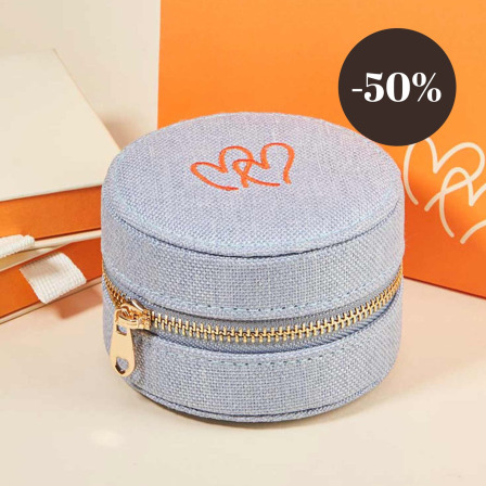 round jewellery box merci maman