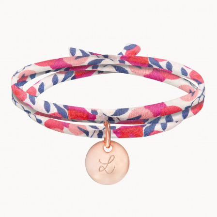Personalised Liberty Wrap Bracelet-18K Rose Gold Plated