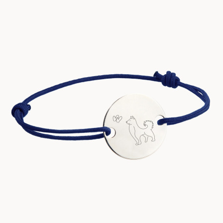 Pulsera personalizada del Zodiaco Chino para hombre plata de ley merci maman