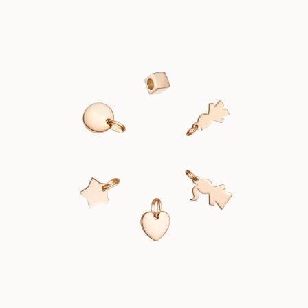 Buy a personalised Mini Charm gold plated merci maman